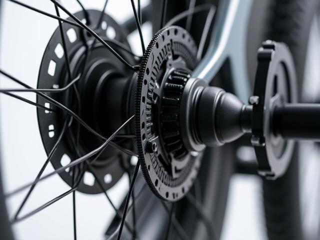 Electric bike motor with custom wiring and high-performance components